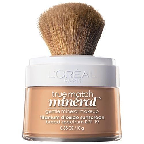 L'Oreal Paris True Match Loose Powder Mineral Foundation Natural Finish, Buff Beige, 0.35 oz.