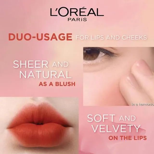 Loreal Paris Liquid Lipstick - Chiffon Signature, Mask Friendly, 7 ml 226 I Sink In