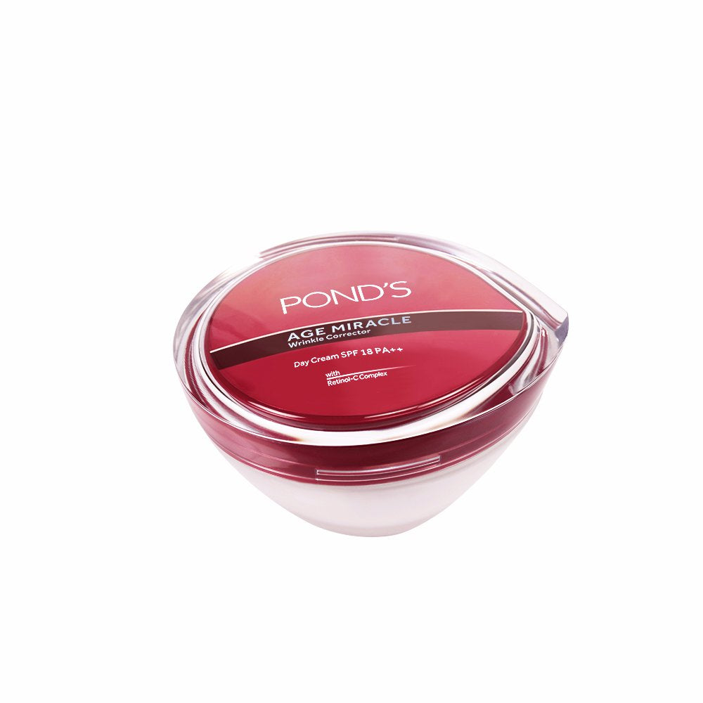Lakmé Absolute Perfect Radiance Skin lightening/Brightening Night Creme 50 g And POND'S Age Miracle Wrinkle Corrector SPF 18 PA++ Day Cream 50 g