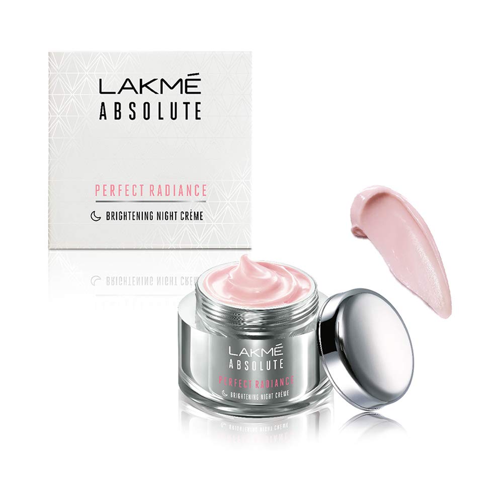 Lakmé Absolute Perfect Radiance Skin lightening/Brightening Night Creme 50 g And POND'S Age Miracle Wrinkle Corrector SPF 18 PA++ Day Cream 50 g