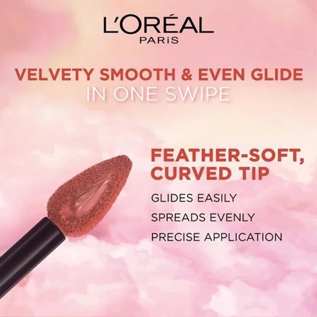 Loreal Paris Liquid Lipstick - Chiffon Signature, Mask Friendly, 7 ml 226 I Sink In