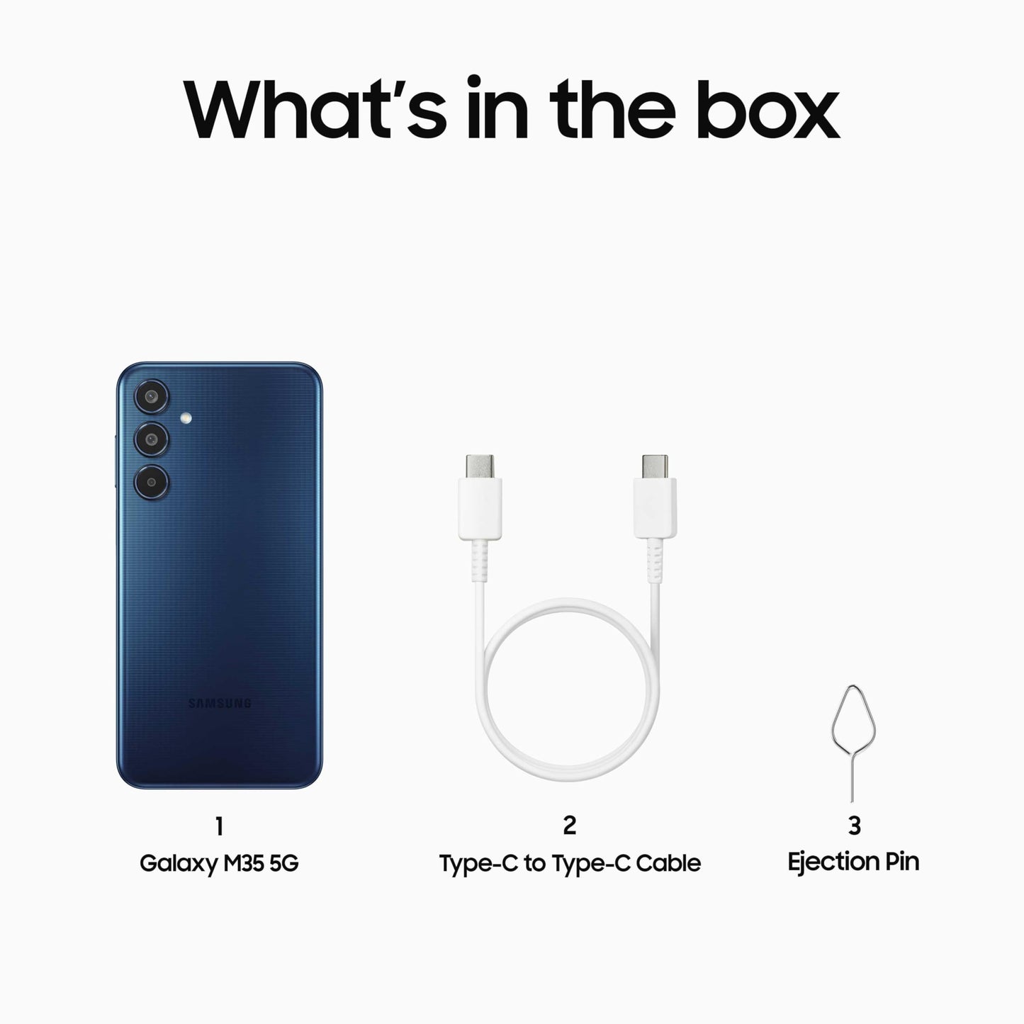 Samsung Galaxy M35 5G (Daybreak Blue,6GB RAM,128GB Storage)| Corning Gorilla Glass Victus+| AnTuTu Score 595K+ | Vapour Cooling Chamber | 6000mAh Battery | 120Hz Super AMOLED Display| Without Charger