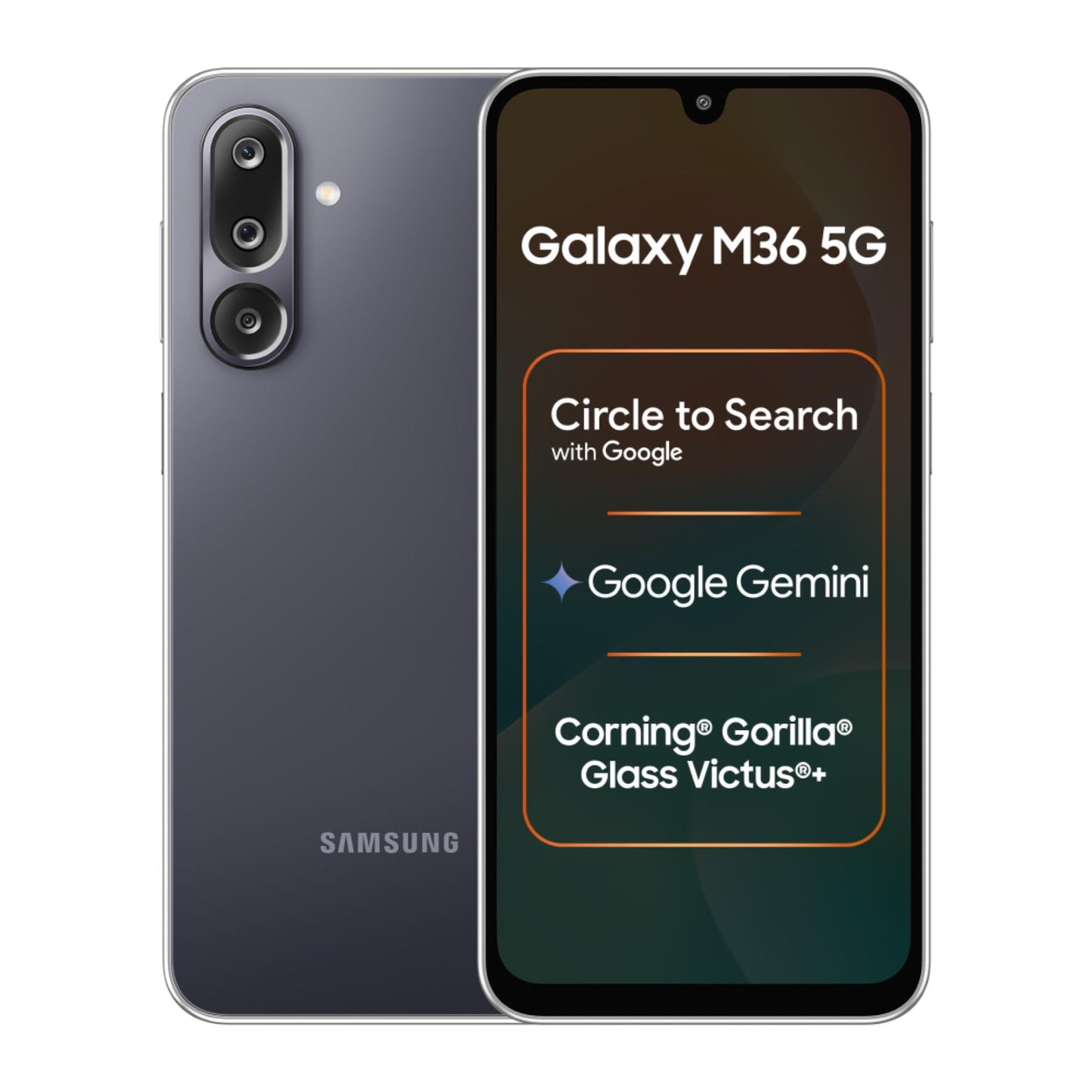 Samsung Galaxy M36 5G (Serene Green, 6 GB RAM, 128 GB Storage)| Circle to Search| Google Gemini| Corning Gorilla Glass Victus+| 7.7mm Slim| AI Enhanced 50 MP OIS Triple Camera| Unmatched Nightography