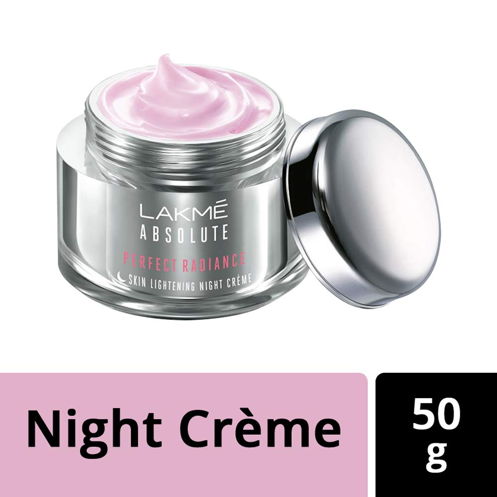 Lakmé Absolute Perfect Radiance Skin lightening/Brightening Night Creme 50 g And POND'S Age Miracle Wrinkle Corrector SPF 18 PA++ Day Cream 50 g