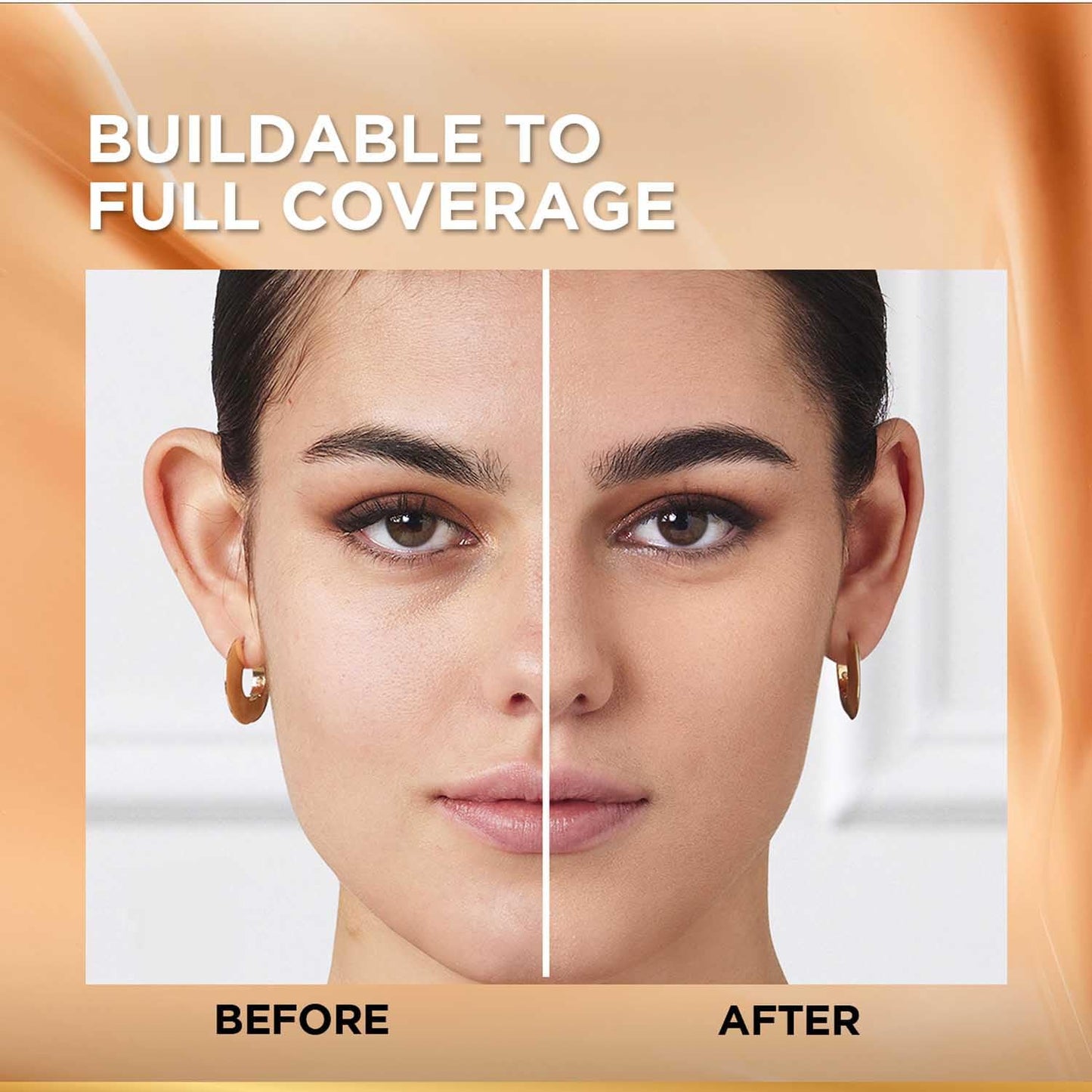 L'Oreal Paris Liquid Foundation, Oil Absorbing Formula, Transferproof, Heatproof and Long-lasting, Infallible 32H Fresh Wear, 260 Golden Sun, 30ml