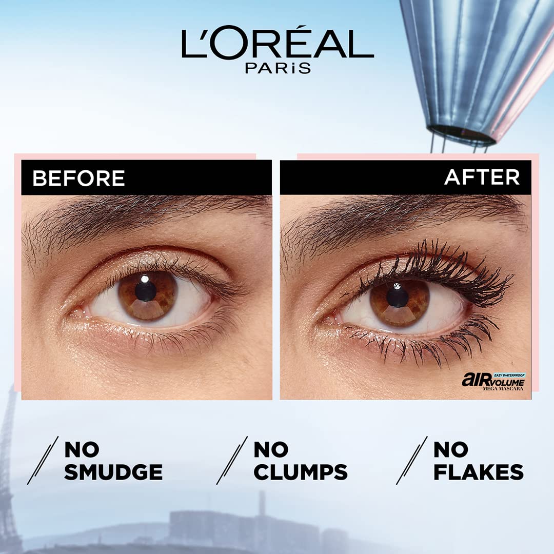 L'Oreal Paris Air Volume Mascara, Black, 7.9g