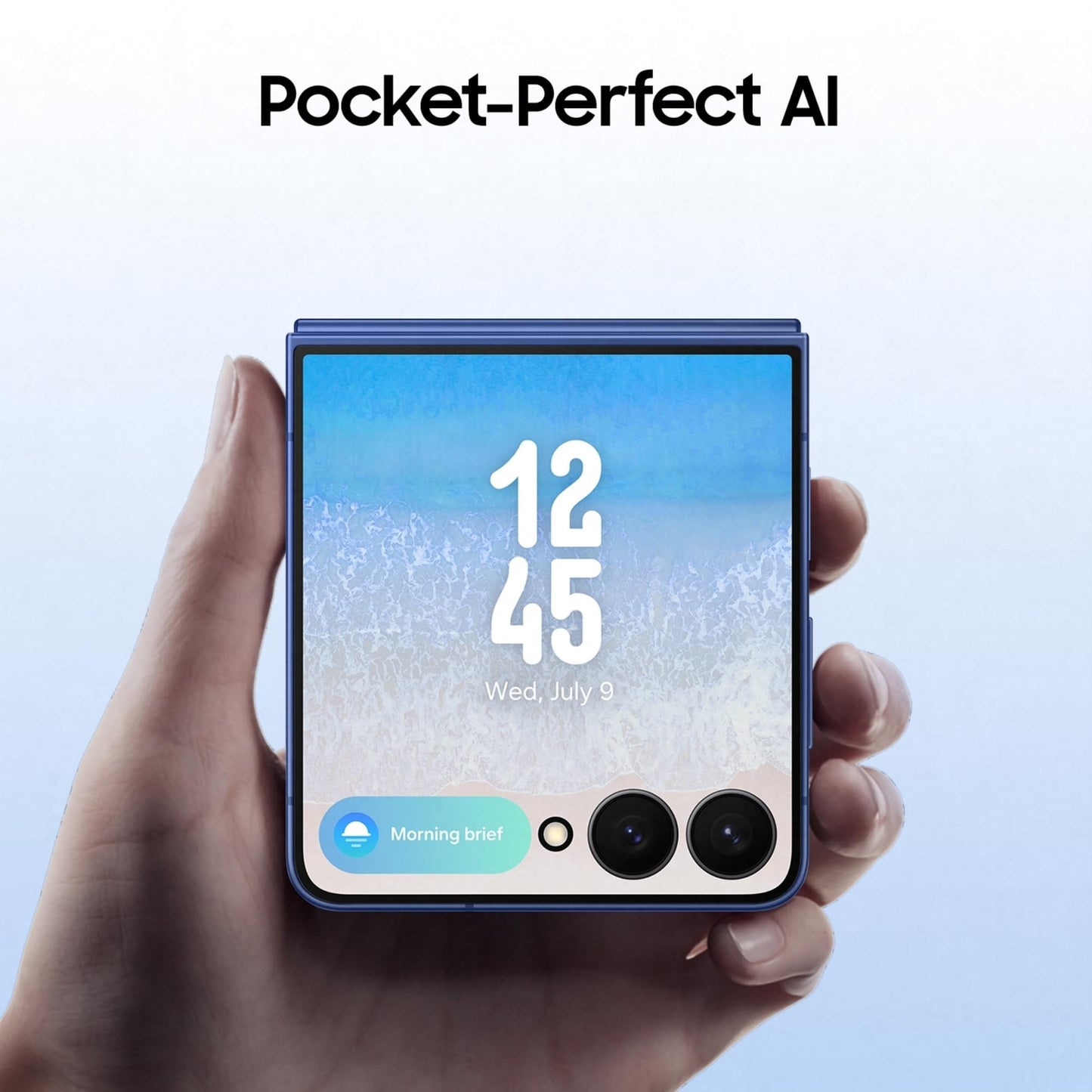 Samsung Galaxy Z Fold7 5G Smartphone with Galaxy AI (Blue Shadow, 12GB RAM, 512GB Storage), Ultra Sleek Design with 200MP Camera, Powerful Snapdragon 8 Elite, Google Gemini