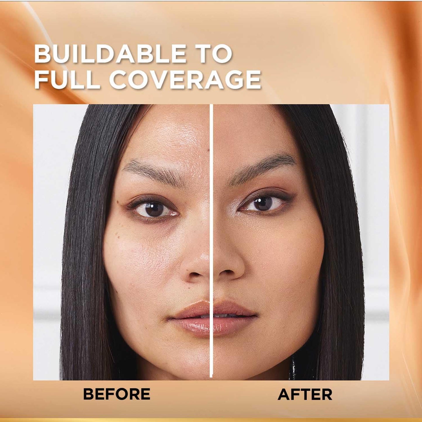 L'Oreal Paris Liquid Foundation, Oil Absorbing Formula, Transferproof, Heatproof and Long-lasting, Infallible 32H Fresh Wear, 260 Golden Sun, 30ml