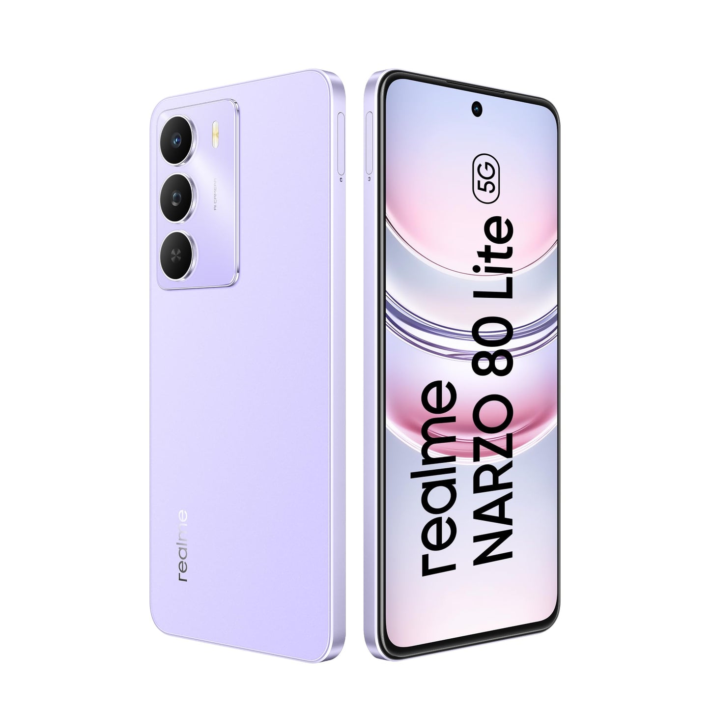 realme NARZO 80 Lite 5G (Onyx Black, 6GB+128GB) | 6000mAh Long-Lasting Battery | MediaTek Dimensity 6300 5G | AI Assist | IP64 Rated Water & Dust Resistance | Military-Grade Durability