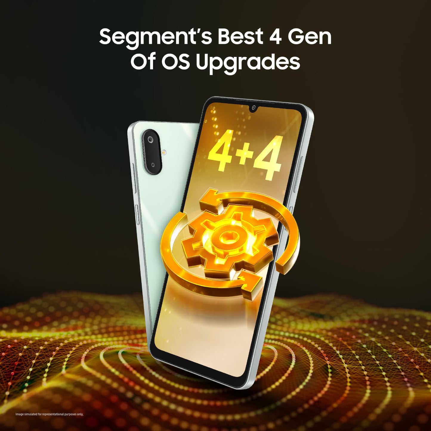 Samsung Galaxy M06 5G (Blazing Black, 6GB RAM, 128 GB Storage) | MediaTek Dimensity 6300 | AnTuTu Score 422K+ | 12 5G Bands | 25W Fast Charging | 4 Gen. of OS Upgrades | Without Charger