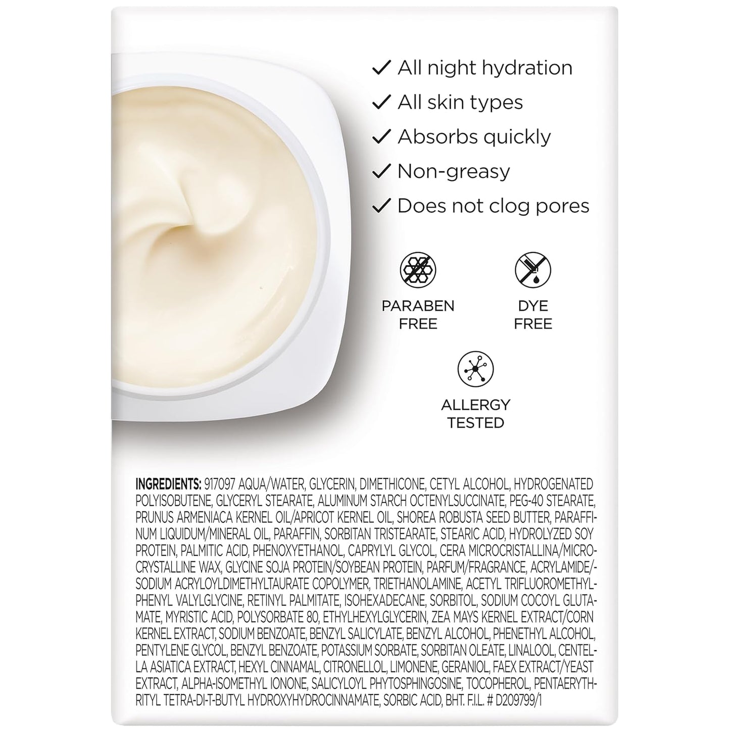 L'Oreal Paris RevitaLift Anti-Wrinkle + Firming Night Cream, 1.7 Fluid Ounce (Pack of 2)