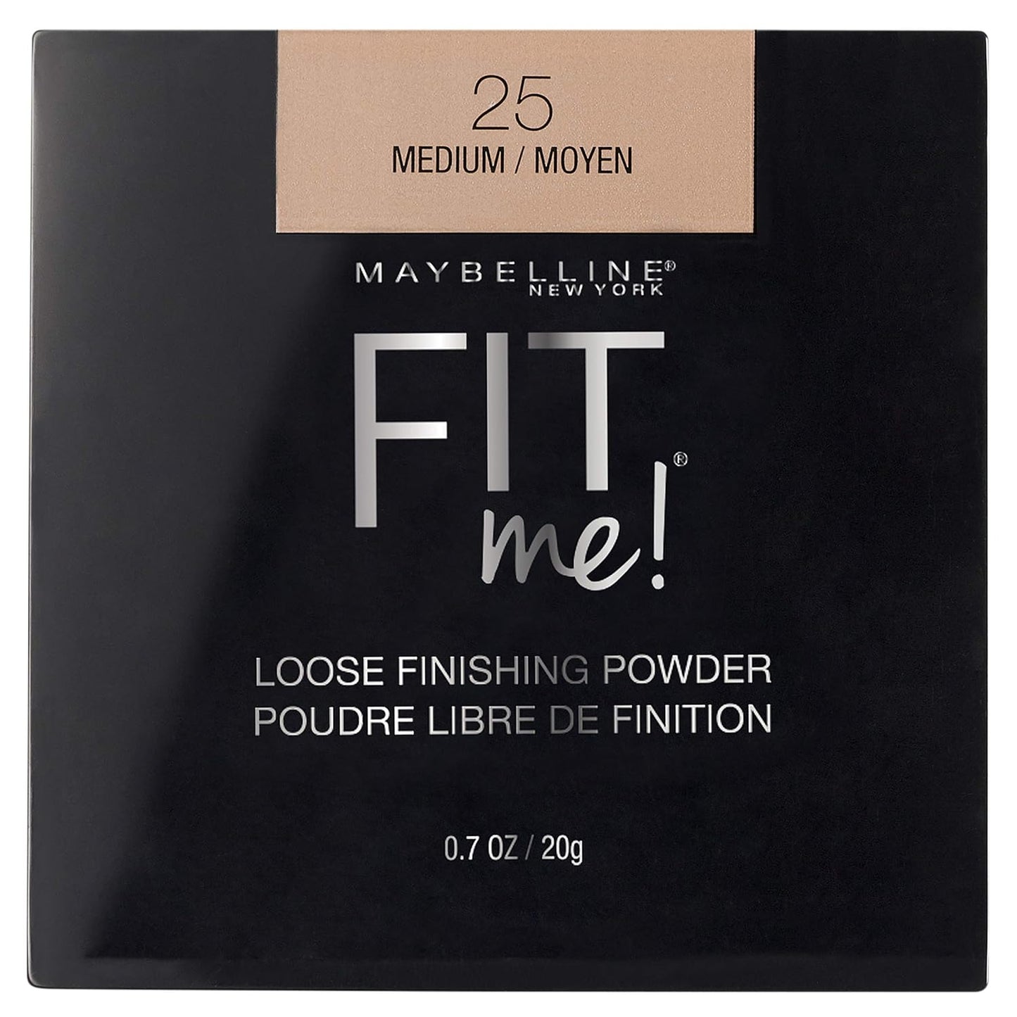 Maybelline New York Instant Age Rewind Luminous Liquid Concealer, Caramel, 6Ml And New York Fit Me Loose Finishing Powder,Acne Prone, 25 Medium, 20G, 2 count