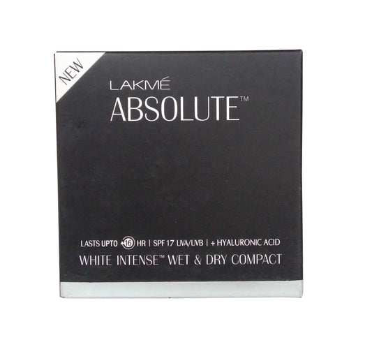 LAKMÉ Absolute White Intense Wet & Dry Matte Compact Powder, 06 Almond Honey, 9G, Brown