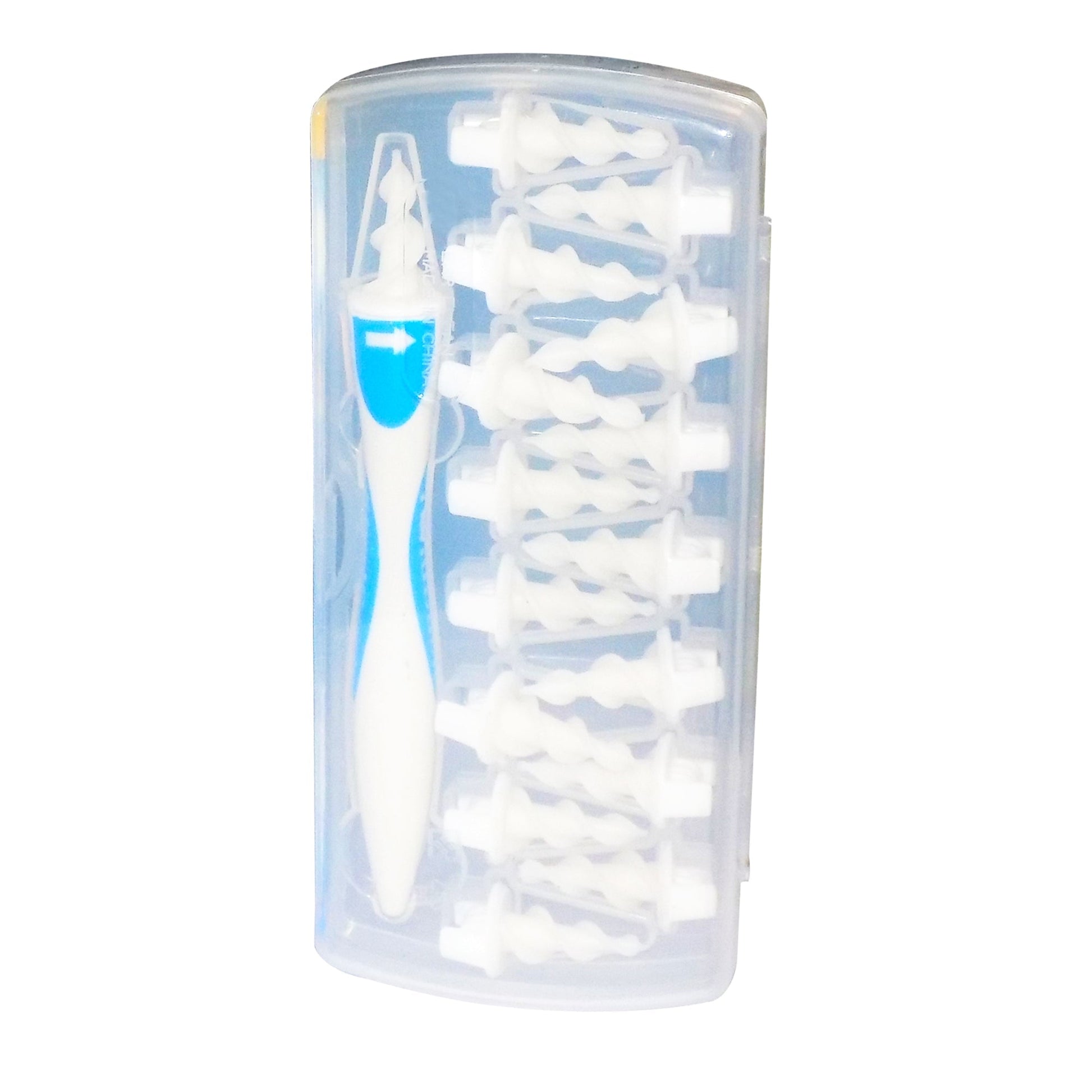 Smart swab silicone earwax removal tool with 16 tips.