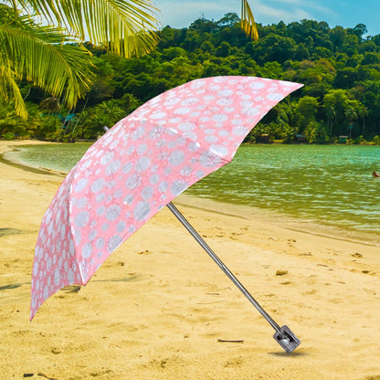 3-Fold Umbrella Summer Sun Protection Foldable Cute Umbrella || UV Protection Sun Umbrella || Travel Accessories || Umbrella for Children, Girls, and Boys (1 Pc)