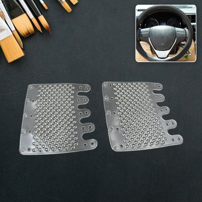 Silicon Car Massage Steering Cover High Quality Suitable For All Car (2 Pc Set)