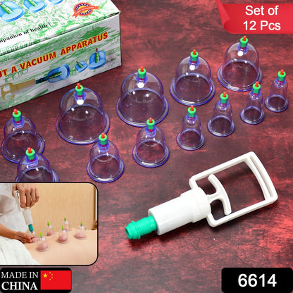 Vacuum cupping kit for relaxation and therapy.