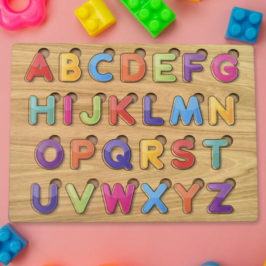 Coogam Wooden Alphabet Puzzle Board