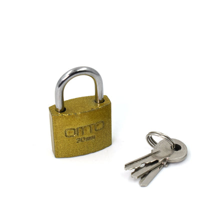 30 mm security lock and key, designed for securing various items