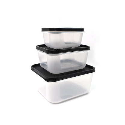 3 pcs square storage containers