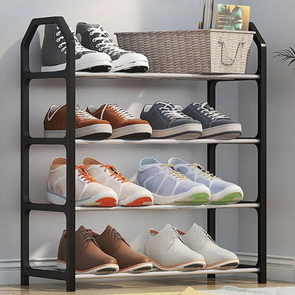 4 Layer Space‑saving Shoes Show Rack Folding Shoe Rack (1 Pc)