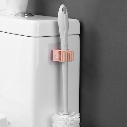 Broom Holder Wall Mounted, Mop and Broom Holder Broom Organizer Grip Clips, No Drilling, Wall Mounted Storage Rack Storage & Organization for Kitchen, Bathroom, Garden (1 Pc)