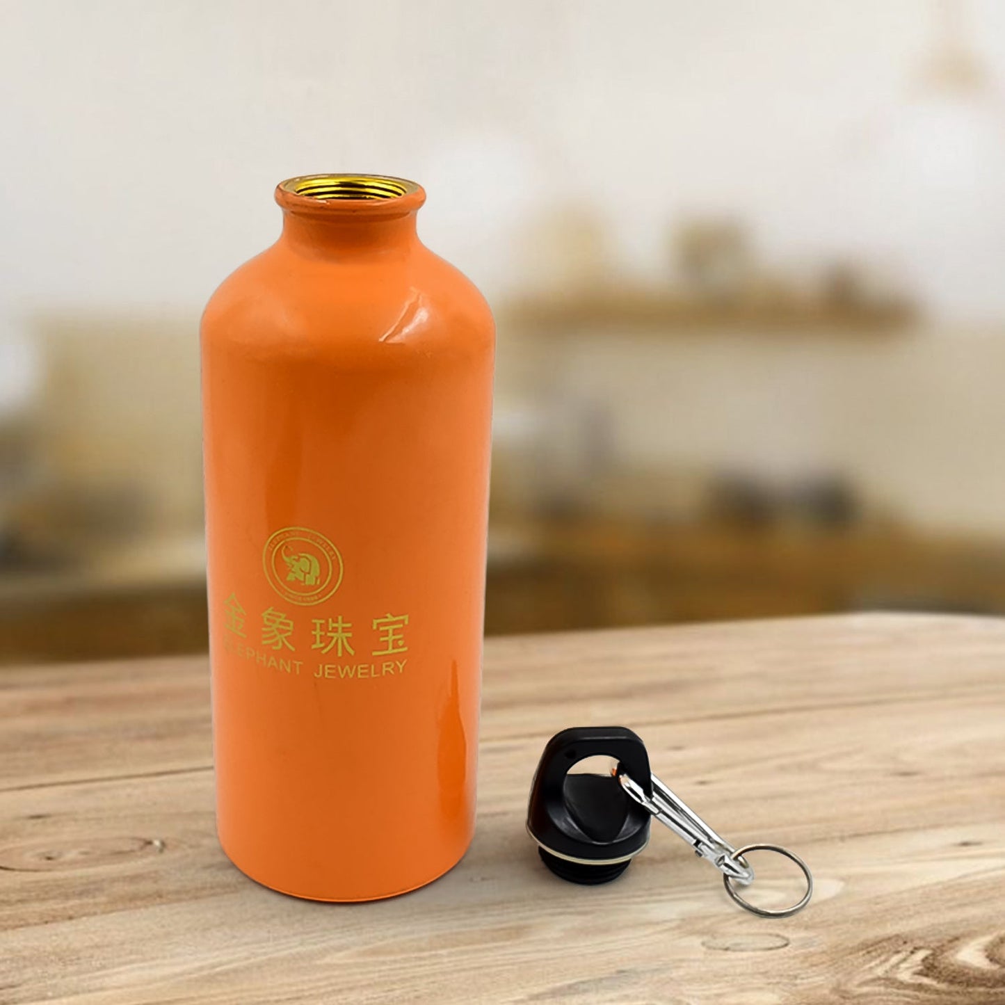 Aluminium Sports Water Bottle, 1 Pc (Capacity 400 ML Approx)