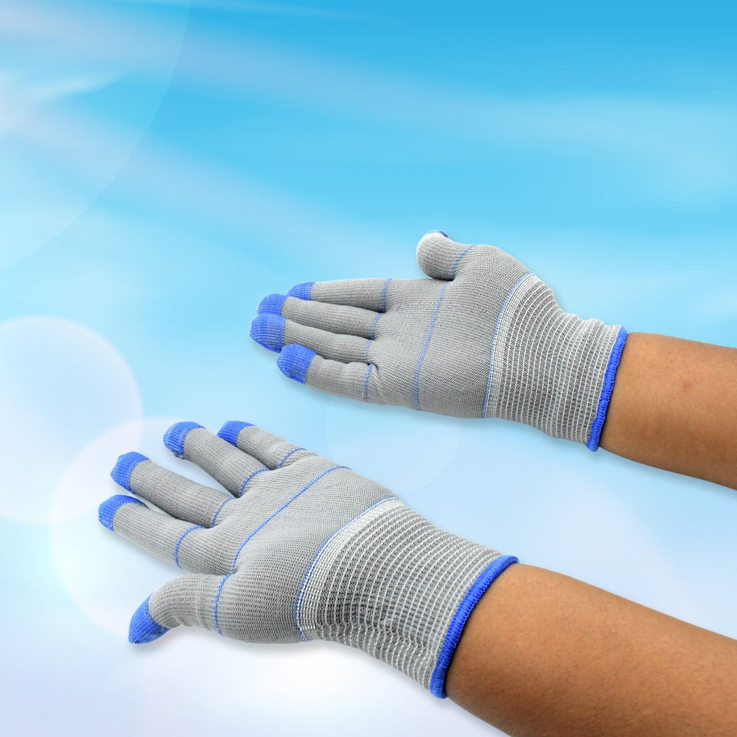 High-performance nylon gloves for safety