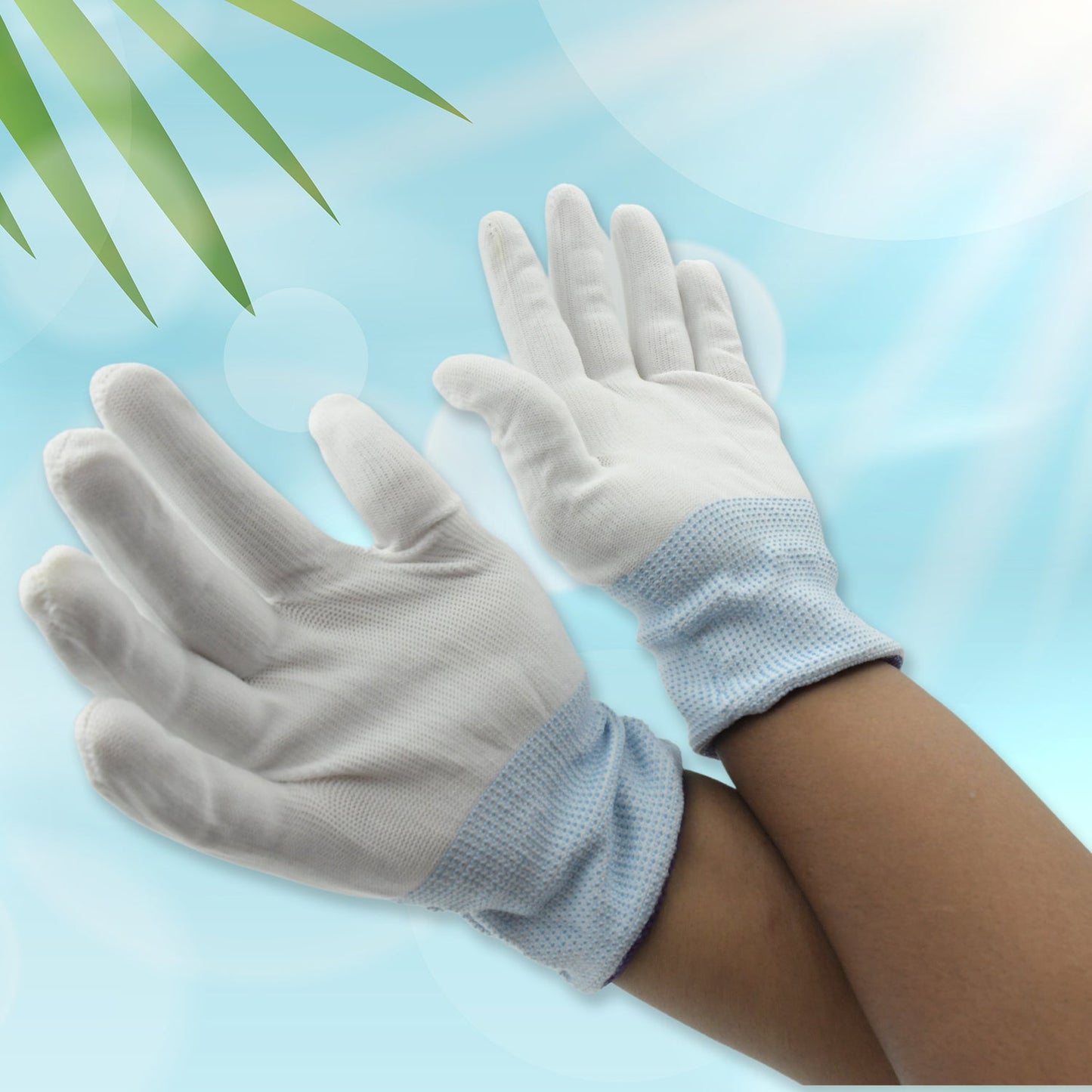 Durable nylon gloves with heat resistance