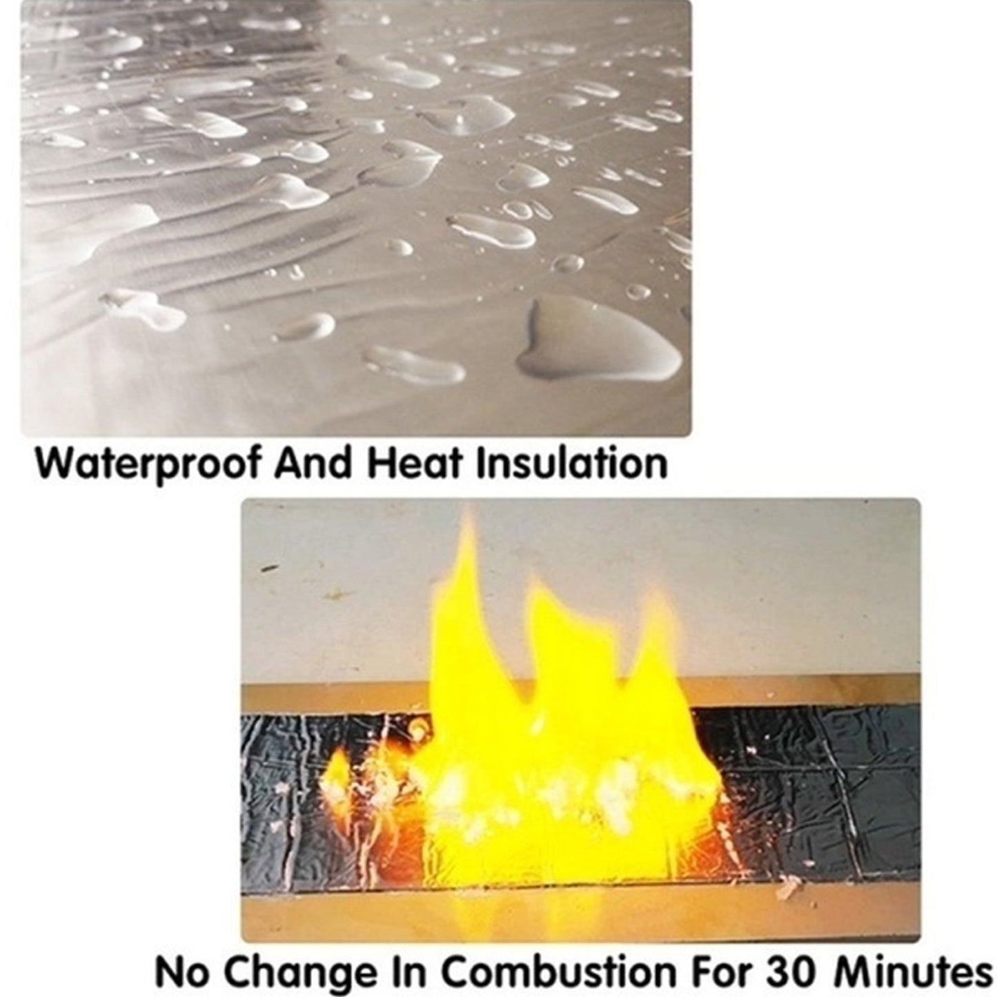 Reflective duct tape for high-temperature environments