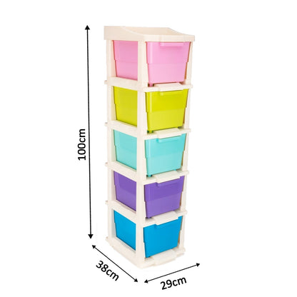 5 Layer Multi-Purpose Modular Drawer Storage System