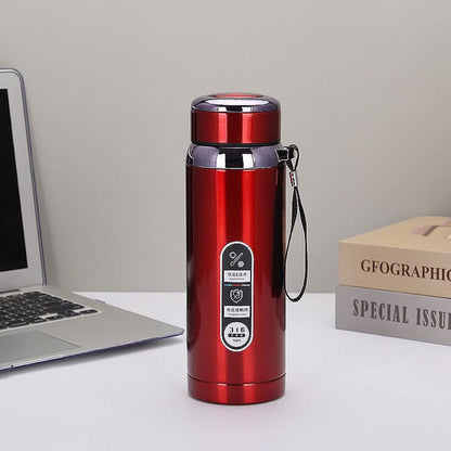 Leak-proof thermos for travel and gym