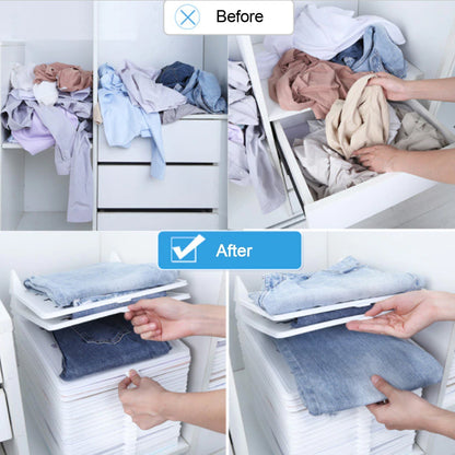 Handy cloth organizer for keeping garments well-organized in households.