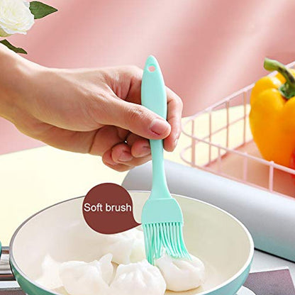 Silicone Kitchen Oil Spatula Brush with Handle Pastry / Cake Brush (17 cm / 1 Pc)