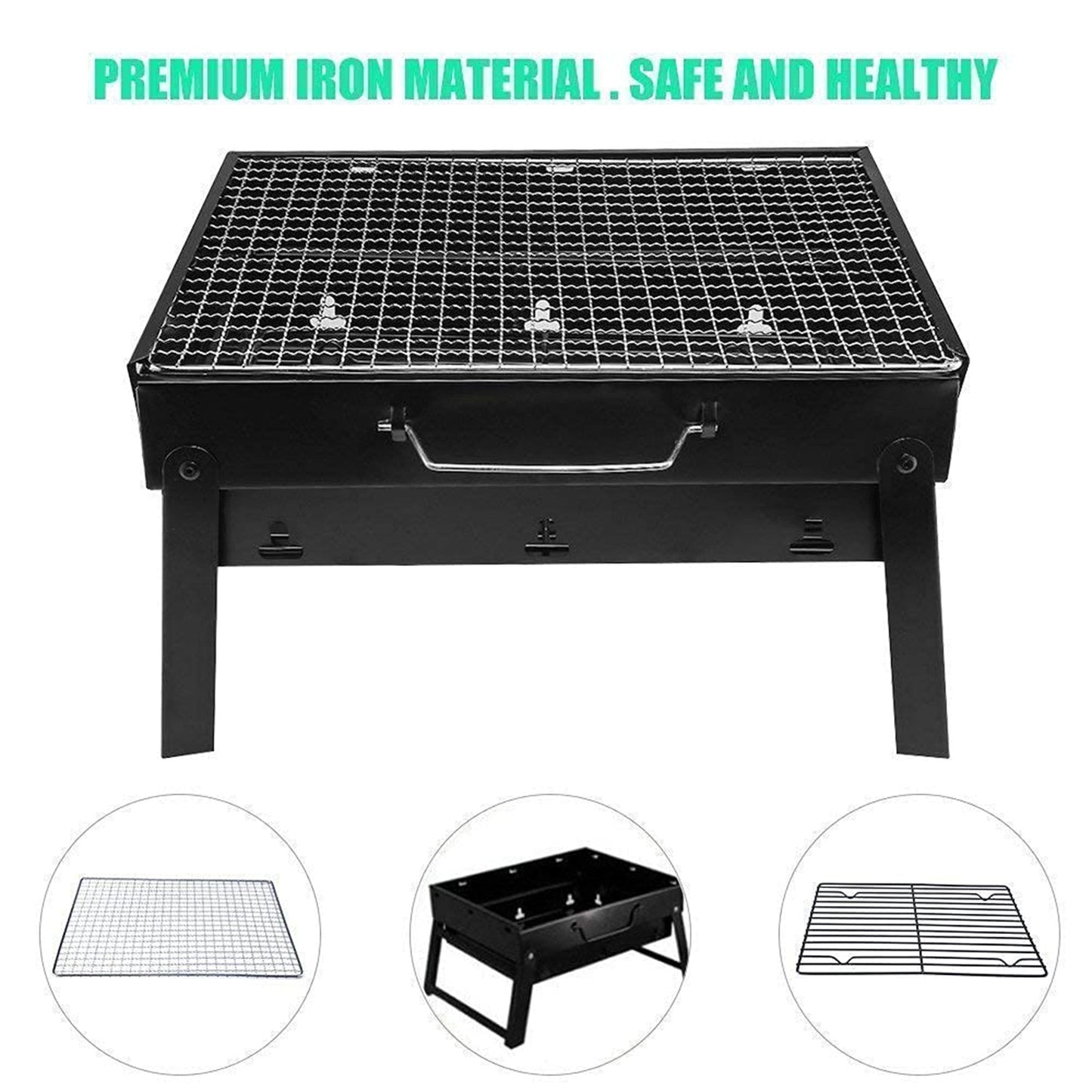 Versatile BBQ grill for various cooking needs