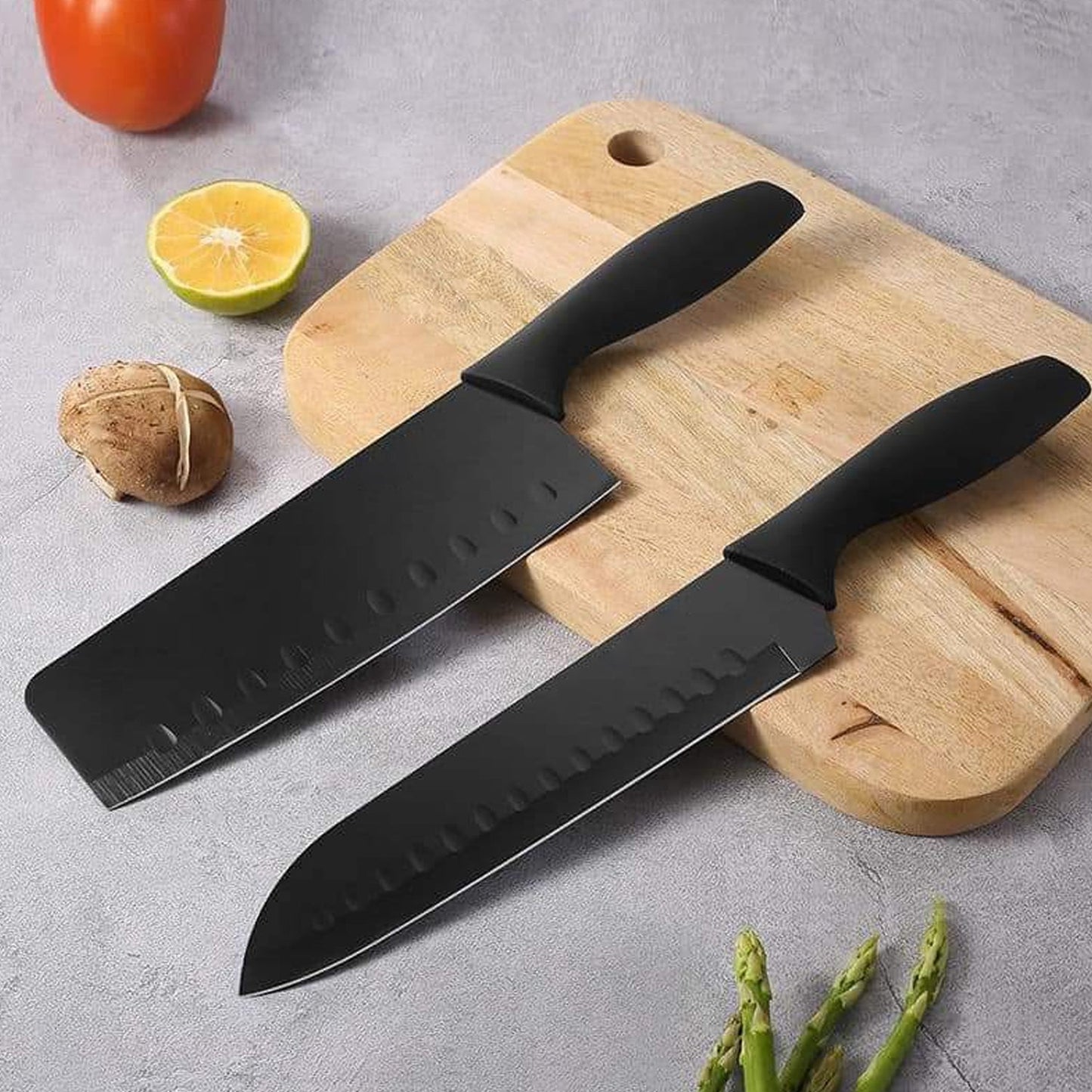 Utility and chef knives stainless steel