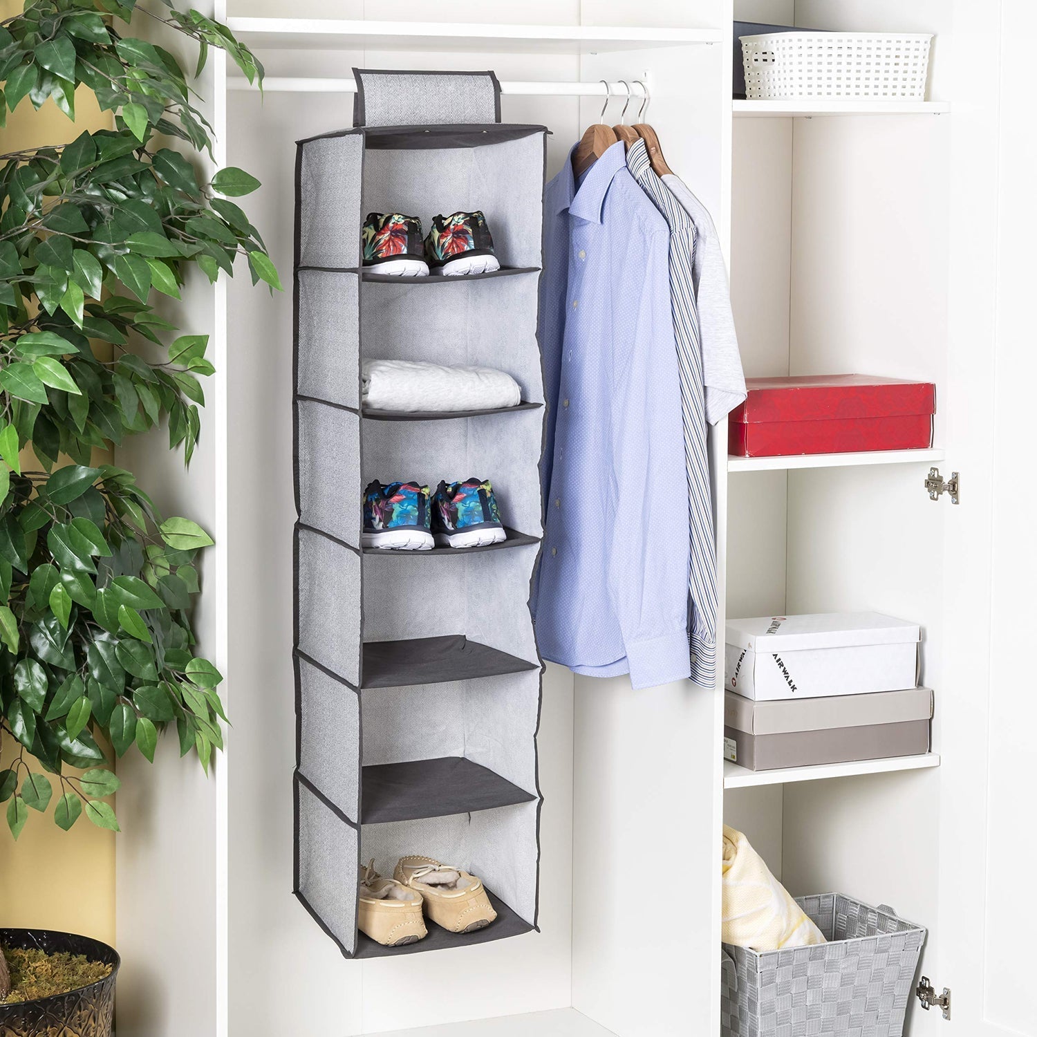 Shelf Hanging Closet Organizer