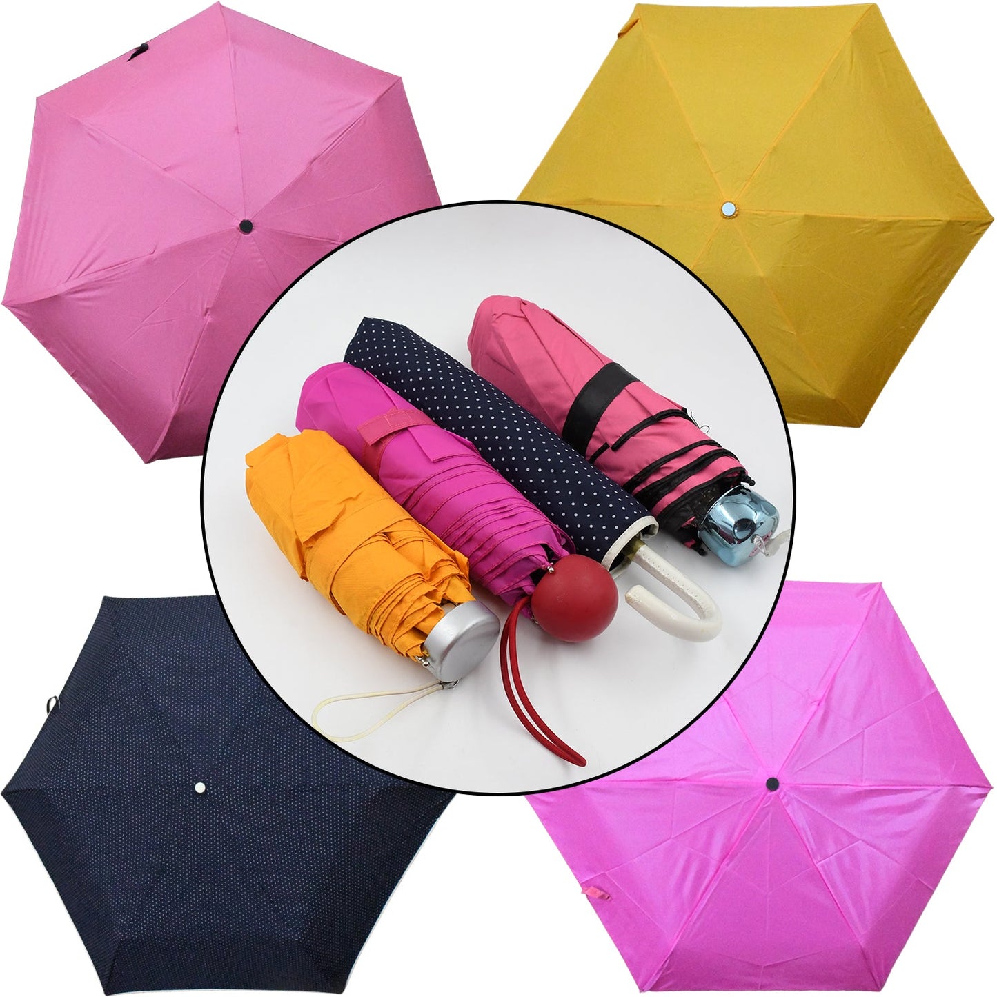 Umbrella Summer Sun and Rain Protection Foldable Cute Umbrella || UV Protection Rain Sun Umbrella || Travel Accessories || Umbrella for Children, Girls, and Boys (1 Pc / Mix Color / Design) 