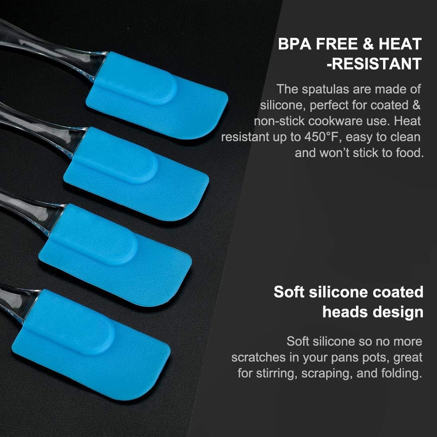 Silicone Cooking Spatula for Baking (1 Pc / 19 Cm)