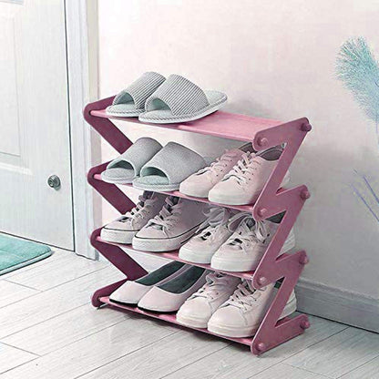 Shoe Rack Z-Shaped Four Layer (1 Pc / 4 Layer)