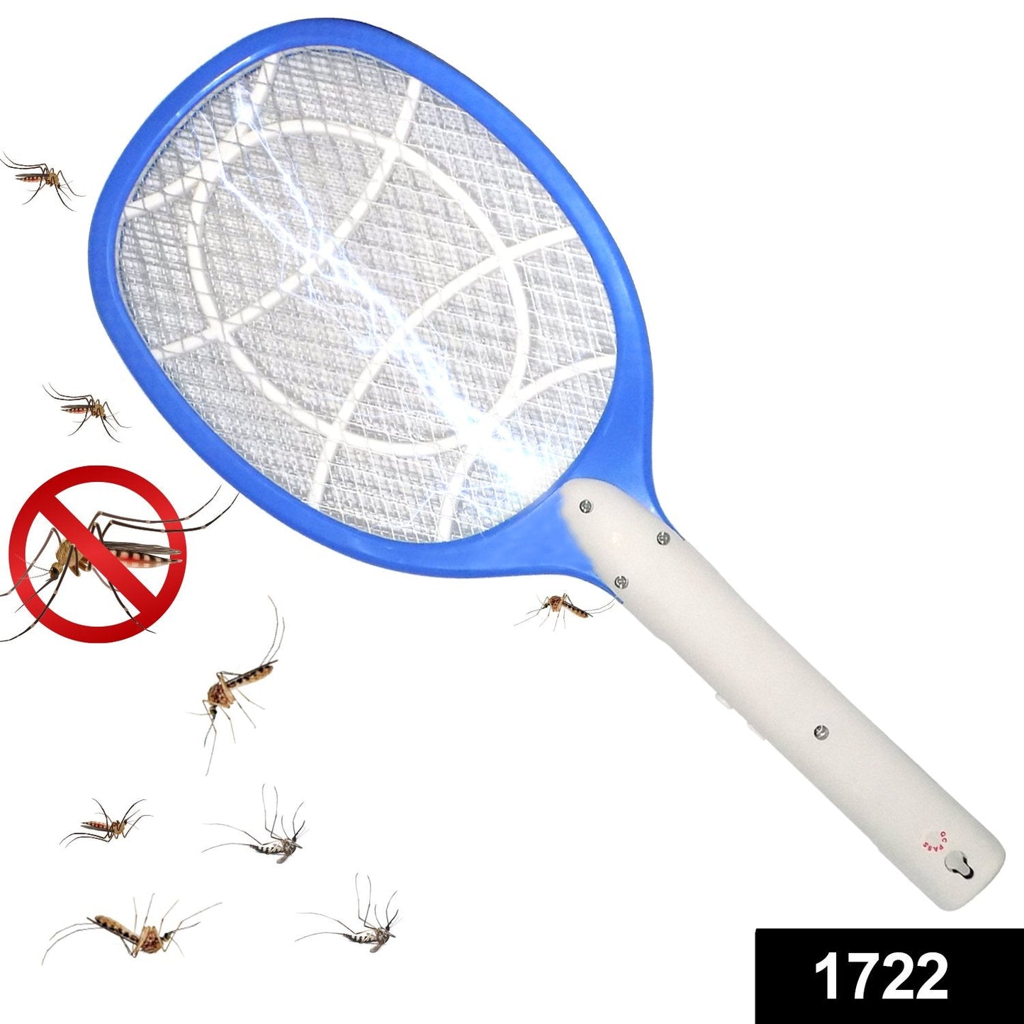 Mosquito racket, close-up view.