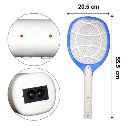 Rechargeable insect racket.