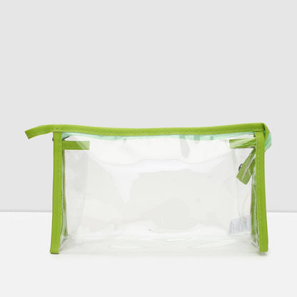 Transparent Zipper Closing Pouch (1 Pc)