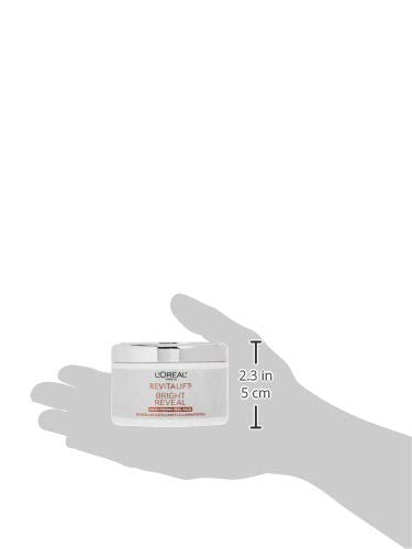 L'Oreal Paris Revitalift Bright Reveal Anti-Aging Peel Pads with Glycolic Acid Exfoliating Facial Pads to Reduce Wrinkles and Brighten Skin for All Skin Types 30 Count (Pack of 1) White