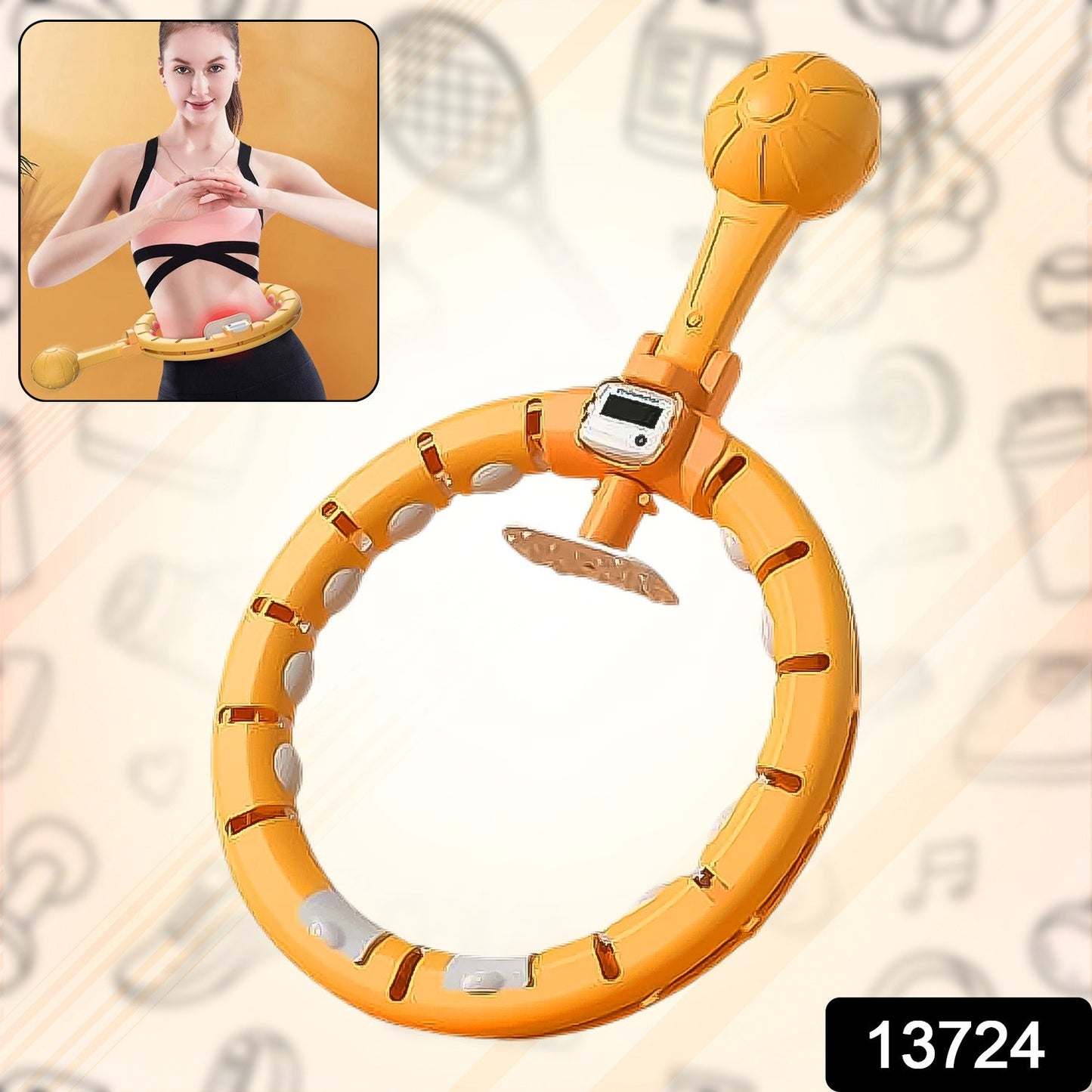 Infinity Smart Hula Hoop with Adjustable Links