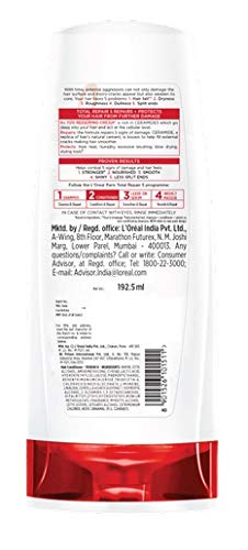 L'Oreal Paris Total Repair 5 Shampoo 704ml Combo with Conditioner, 192.5ml + Serum, 40ml FREE