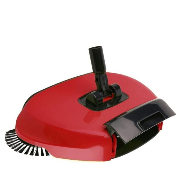 Floor cleaning mop with dustpan