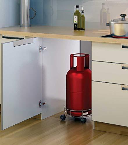 Sturdy trolley for gas cylinders