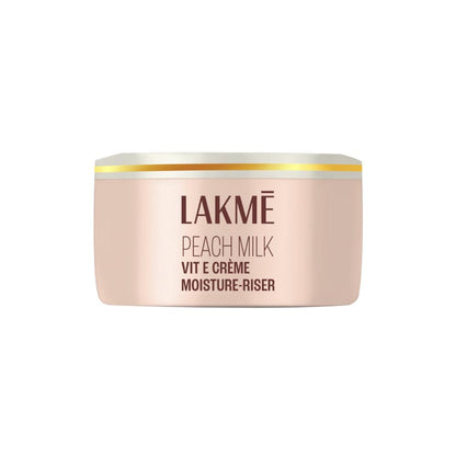 LAKMÉ Peach Milk Soft Crème Light Moisturizer for Face 300 g, Daily Lightweight Face Lotion with Vitamin E for Soft Skin- Non Sticky 24h Moisture (Pack of 2)