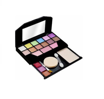 Glowhouse Professional makeup combo 6155 Makeup kit,Lipstick,Makeup sponge,Black hellom kitty makeup brush,Eyeliner,Mascara set combo (Set of 10)